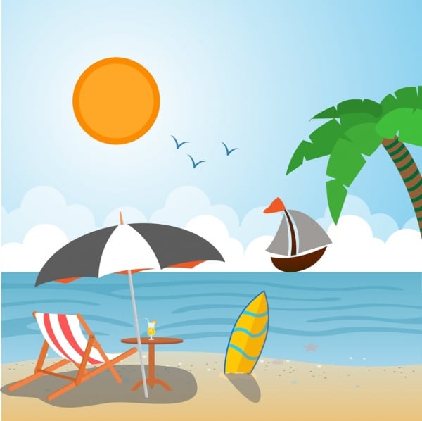 summer_vacation_drawing_beach_scenery_sketch_colorful_design_6827969-1